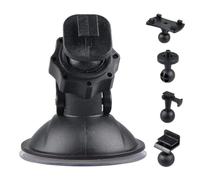 Soporte para cámara de coche | liberación rápida con 5 adaptadores, repuesto para soporte Dash Cam de parabrisas de coche | Para salpicadero parabrisas, camiones, SUV, GPS, navegación, guía de viaje y