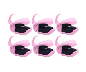 Soporte para caña de pescar con clip, 6 unidades, portátil, reutilizable | Cañas de pescar- Para vacaciones fiesta de cumpleaños río lago aguas poco profundas jiggen, trolls, lanzar agua dulce