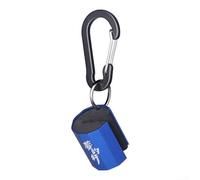 Soporte para caña de pescar con clip portátil, dispositivo de abrazadera para pescadores, mantiene tu caña segura mientras cambias señuelos (azul)