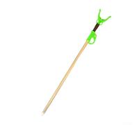 Soporte para caña de pescar en forma de Y de aleación de aluminio para instalación en el suelo para mantener la preparación de la caña durante la pesca (verde)