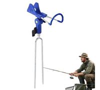 Soporte Para Cañas De En Orilla, Soporte De En Orilla Con Rotación 360 Grados, Accesorio De Para Playa Muelle Hombre Mujer Bass Garaje