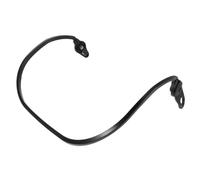 Soporte para Capota de Cochecito con Hebillas, Varilla Flexible Negra