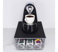Soporte para cápsulas Dolce Gusto para 60 Cápsulas,Cajones para Cápsulas de Café para Almacenamiento de Cápsulas OriginalLine,K Cup con Pies Antideslizantes,28 * 42 * 9,5 cm (gris)