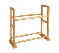 Soporte para carrete de filamento, soporte de carrete de filamento rodante, estante de mesa de 2 niveles para gestión de consumibles, uso en empresas de estudio en casa