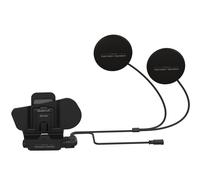 Soporte para casco con accesorios para auriculares Sena 60S, incluido micrófono unidireccional negro.