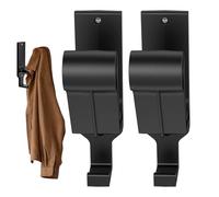 Soporte Para Casco De Pared | 2 Uds Gancho Colgador Para Sombrero Duro Con Gancho | de Colgador de Casco - Almacenamiento De Equipos Chaquetas Sombreros Mochilas Ropa Y Bolsas En La Pared