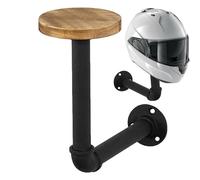 Soporte para cascos de bicicleta de metal. Percha para casco de pared, resistente soporte para motocicleta, gancho de exhibición resistente | Organizador de almacenamiento de bicicleta Durablle para