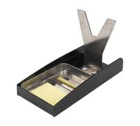 Soporte Para Cautín Resistente Con Bandeja De Esponja Y Base Antideslizante Organizadores Compactos Para Reparación De Dispositivos Electrónicos (se Adapta a 50-600 W) Reparación De Taller Soportes