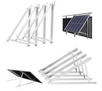 Soporte para central eléctrica de balcón BENY de 120 cm, ajustable para módulos solares, 2 pares