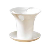 Soporte para cepillo de dientes | cerámica estable con escurridor | Soporte organizador de cepillos de dientes - Para maquinilla de afeitar, peine, cosméticos, bolígrafo, hogar, dormitorio