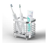 Soporte para Cepillo de Dientes de Ducha para baño, Organizador de cepillos de Dientes de Acero Inoxidable, Organizador de Almacenamiento para Fregadero de niños, Bandeja de Soporte de Pasta de
