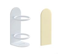 Soporte para cepillo de dientes diseñado para ahorrar espacio y mantener tu encimera de baño limpia y limpia (blanco)