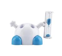 Soporte para Cepillo de Dientes, dispensador de Pasta de Dientes, Reloj de Arena 3 Minutos Temporizador de Reloj de Arena para Cepillado de Dientes de Animales de Dibujos Animados Lindo para