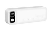 Soporte para cepillo de dientes eléctrico, esterilizador Sunshine-C de montaje en pared con 5 ranuras, batería de 2000 mAh, ciclo de desinfección de 200 segundos, desinfectante automático de pantalla