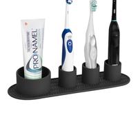 Soporte para Cepillo de Dientes eléctrico Linkidea, Organizador para Cepillo de Dientes eléctrico de 4 Ranuras para encimera Compatible con Oral-B iO Serie (Negro)