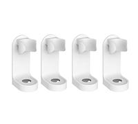 Soporte para Cepillo de Dientes eléctrico, Organizador de cepillos de Dientes montado en la Pared para baño, higiénico, Blanco, 4 Uds.