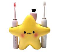 Soporte para Cepillo de Dientes - Estrella Antideslizante decoración de baño, Soporte de Cepillo de Dientes eléctrico de Dibujos Animados | para Pasta de Dientes, encimera de Ducha, apartamento