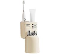 Soporte para cepillo de dientes - Organizador de cepillo de dientes de pared | De Almacenamiento De Pasta Dentífrica Magnética | Rack De Cepillo De Dientes De Baño De Ahorro De Espacio