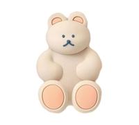 Soporte para cepillo de oso de dibujos animados, gancho para toallas con ventosa, bonito gancho magnético de oso, fácil de instalar, gancho de oso pequeño y accesorios para colgar para ducha, baño y