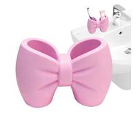 Soporte para cepillos de dientes con bonito - Almacenamiento para brochas de cejas - Soporte para brochas de maquillaje - para cepillos, bolígrafos, maquinillas de afeitar, peine limpiador para