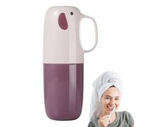 Soporte para cepillos de Dientes, de Viaje para Pasta de Dientes, Organizador de higiene, para enjuagar con asa, para la Escuela, Viajes de Negocios, Aventuras al Aire Libre |