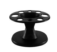 Soporte para cepillos para el cabello, soporte para peines, para cepillos, estante de almacenamiento para cosméticos para salón de peluquería, negro, estante de almacenamiento para peines