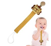 Soporte para chupete,Clip para chupete | Clip para correa de pezón para niños pequeños,Correa para pezón portátil anticaída para chupete, mordedor y toalla para hipo