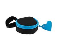 Soporte para chupete de tela, contiene hasta 2 chupetes, con práctico velcro para engancharlo, 0 meses, azul