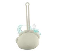 Soporte para chupete - Estuche para chupete | Caja para chupetes para niños pequeños | Contenedor organizador de chupetes portátil para salidas diarias, viajes largos y paseos, Green, Refer to