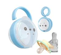 Soporte Para Chupete - Material PP | Portachupetes Con Estampado De Pandas | Contenedor De Almacenamiento Para Chupete Para Bebé, Organización De Guardería, Clip De Almacenamiento De Higiene, Uso Diar