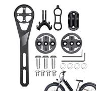 Soporte para Ciclocomputador,Soporte Extendido De Aleación De Aluminio - Montura para Manillar de Bicicleta,para Ciudad, Deportes, Cámara de Acción y