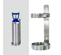 Soporte para Cilindros de oxígeno, Soporte de Acero Inoxidable para Cilindros pequeños, Organizador de Estante Fijo para clínicas y hogares, Soporte para Cilindros de Gas en vehícu