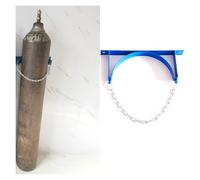 Soporte para Cilindros de oxígeno, Soporte de Pared para Cilindros de oxígeno en Laboratorios y hospitales, Juego de Soportes de Cadena Ajustables para Cilindros de Gas (5 Piezas,
