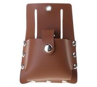 Soporte para cinta métrica, de piel sintética, bolsas grandes y prácticas para ingenieros, constructores, bolsa de medición de piel sintética