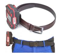 Soporte para cinturón de batería compatible con baterías Parkside X20 V Team - Cinturón de herramientas/trabilla para cinturón, accesorios de batería adecuado para sistema Lidl (para PARKSIDE X20V