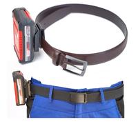 Soporte para cinturón de batería compatible con sistema de batería Einhell Power X-Change - Cinturón de herramientas/trabilla para cinturón de sujeción segura y acceso rápido (para Einhell Power