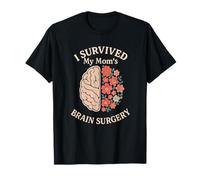 Soporte para cirugía Cerebral con diseño Floral «I Surviví» de mi Madre Camiseta