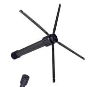 Soporte Para Clarinete,Accesorios Para Instrumentos Plegables De 4 Patas Con Base Metálica,Soporte Trombón Plegable - Para Viaje Hogar Exterior Puerta Halloween Vacaciones Cumpleaños Famil