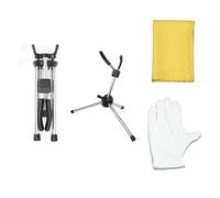 Soporte Para Clarinete, Soporte Plegable Portátil Para Clarinete, Soporte Para Instrumentos De Viento De Madera, Colgador (Color : Soprano silver)