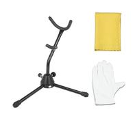 Soporte Para Clarinete, Soporte Plegable Portátil Para Clarinete, Soporte Para Instrumentos De Viento De Madera, Colgador (Color : Alto stand bk)