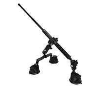 Soporte para Coche con Ventosa, Palo Selfie Ajustable y Kit de Triple Ventosa para Cámaras, Soporte Versátil para Vehículo para Cámara de Acción