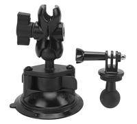 Soporte para coche con ventosa y soporte para teléfono, ajuste de 360 grados, fuerza de succión universal para parabrisas y salpicadero, soporte