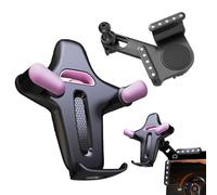 Soporte Para Coche,Cuna Ajustable Con Rotación De 360 Grados | Porta Teléfonos Estable Para Consola | Para Automóvil Sedán Camioneta Pickup Scooter SUV Viajes Carretera Rutas Diarias Hombres Mujeres