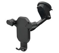 Soporte para coche para parabrisas y salpicadero con sujeción de cuna ajustable