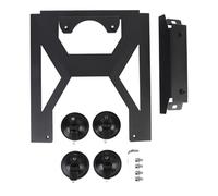 Soporte para coche satélite, 4 ventosas fuertes, aleación de aluminio, soporte compacto para ventana de coche satélite para barcos RV