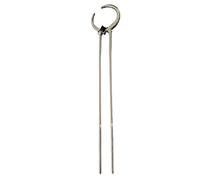 Soporte para cola de caballo en forma de U para novia, joyería para mujer, clip para el pelo de boda, tocado para vestido de noche