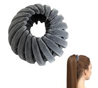 Soporte para cola de caballo para mujer, horquilla de pelo de aviar, moño de metal | Accesorios ajustables para rizador de cola, clips de bloqueo inastillables para mujeres y niñas, 14 cm