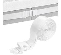 Soporte para colchón, puente doble, conecta dos colchones en una gran superficie de descanso, ajustable, conector de colchón, cuña de colchón, puente de amor, para cama de hasta 200 cm x 200 cm
