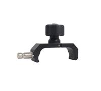 Soporte para colector de datos, accesorio de liberación rápida, abrazadera de varilla de metal, colector de datos de aluminio, apto para exteriores, fácil de operar, diseñado para un uso duradero con