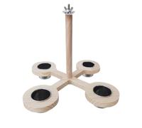 Soporte para comedero de jaula de pájaros, perca de pie, loros, percas, accesorios para jaula de pájaros, suministros de alimentación de pájaros para periquitos